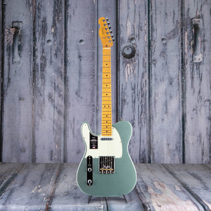 Fender American Professional II Telecaster Left-Handed Electric Guitar, Mystic Surf Green, front