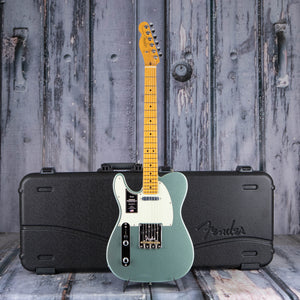 Fender American Professional II Telecaster Left-Handed Electric Guitar, Mystic Surf Green, case