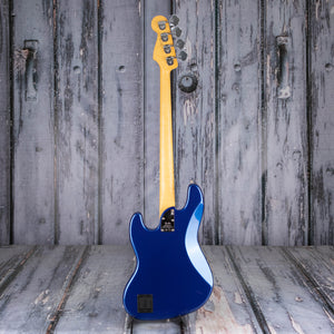Fender American Ultra Jazz Bass Guitar, Maple Fingerboard, Cobra Blue, back