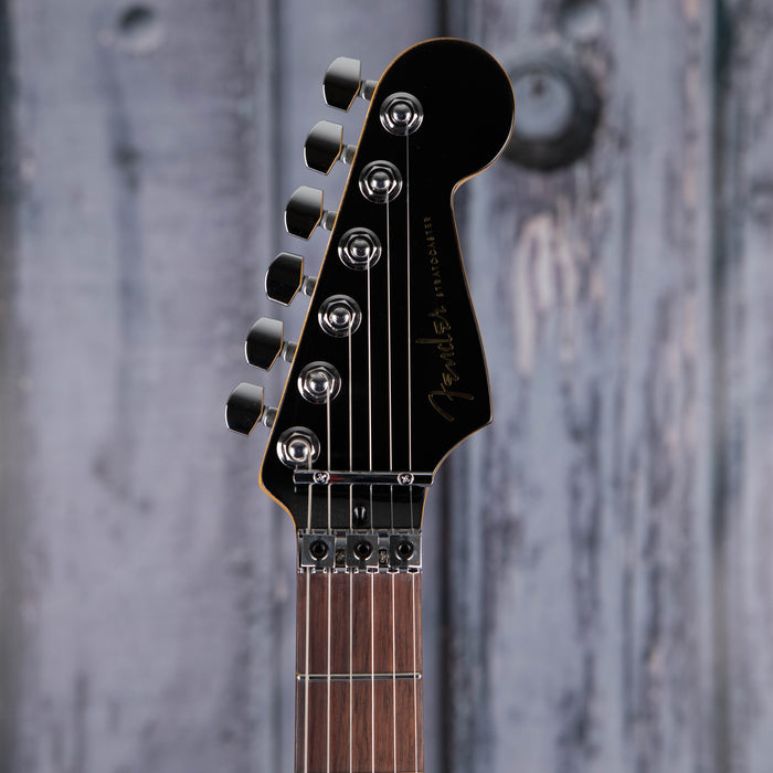 Fender American Ultra Luxe Stratocaster Floyd Rose HSS, Mystic Black *DEMO MODEL*