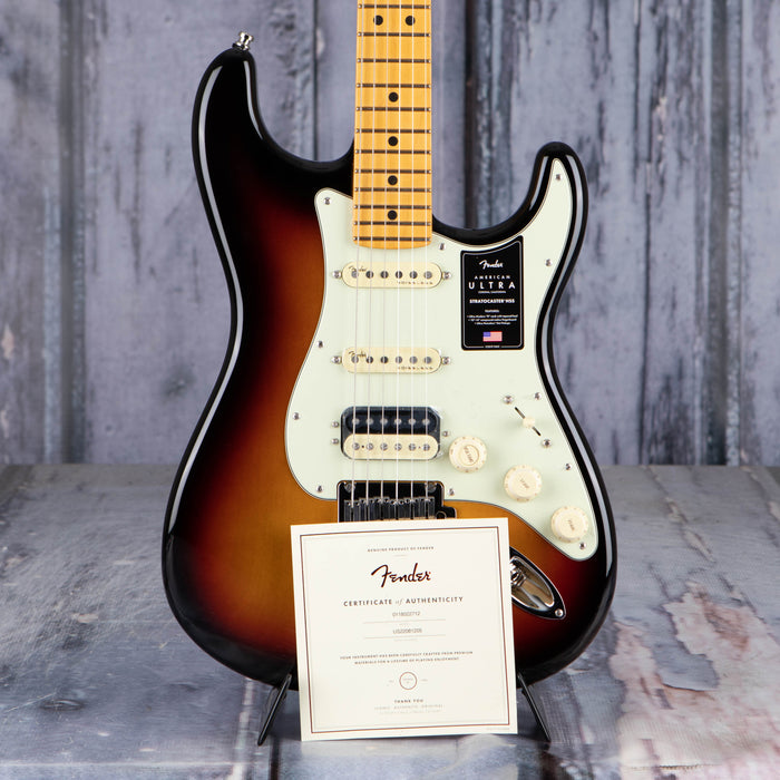 Fender American Ultra Stratocaster HSS, Maple Fingerboard, Ultraburst