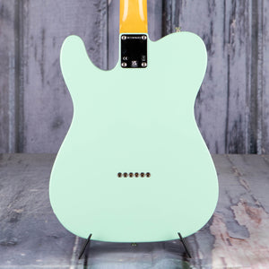 Fender American Vintage II 1963 Telecaster Electric Guitar, Surf Green, back closeup