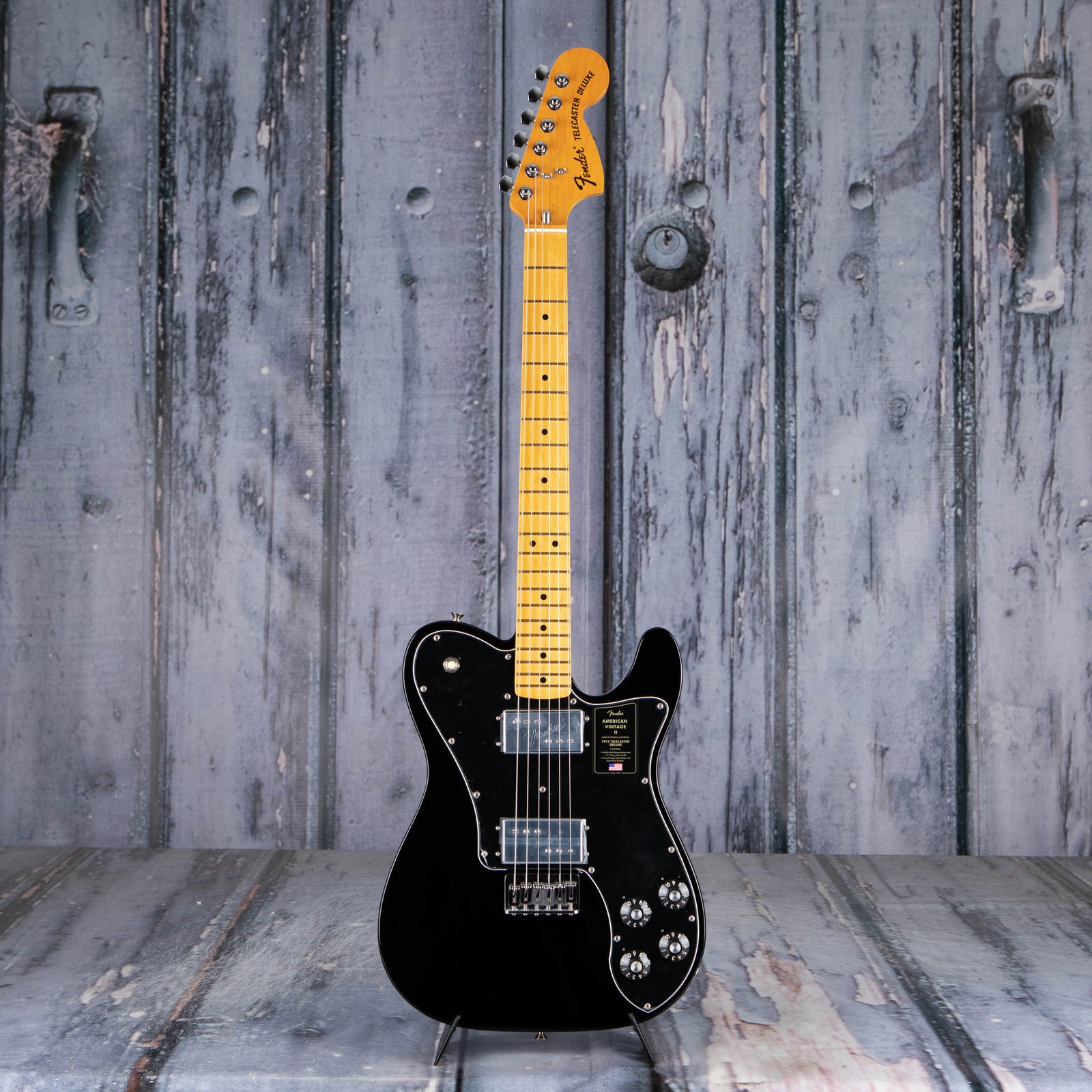 Fender American Vintage II 1975 Telecaster Deluxe, Black | For