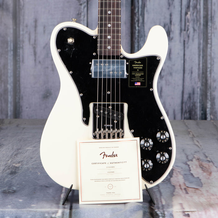 Fender American Vintage II 1977 Telecaster Custom, Olympic White
