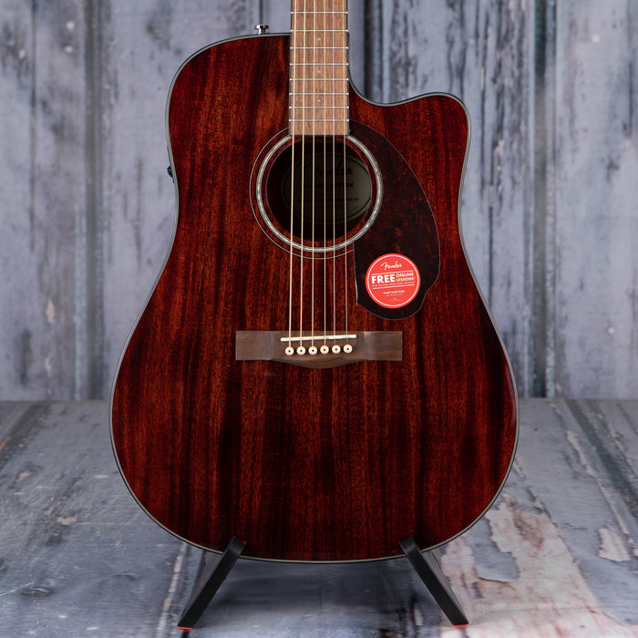 Fender CD-140SCE All-Mahogany Dreadnought Acoustic/Electric, Natural