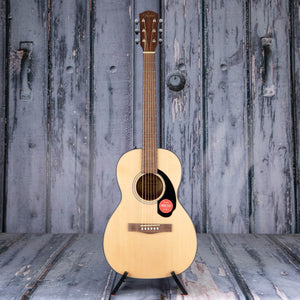 Fender CP-60S Parlor Acoustic Guitar, Natural, front