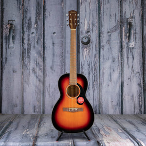 Fender CP-60S Parlor Acoustic Guitar, Sunburst, front