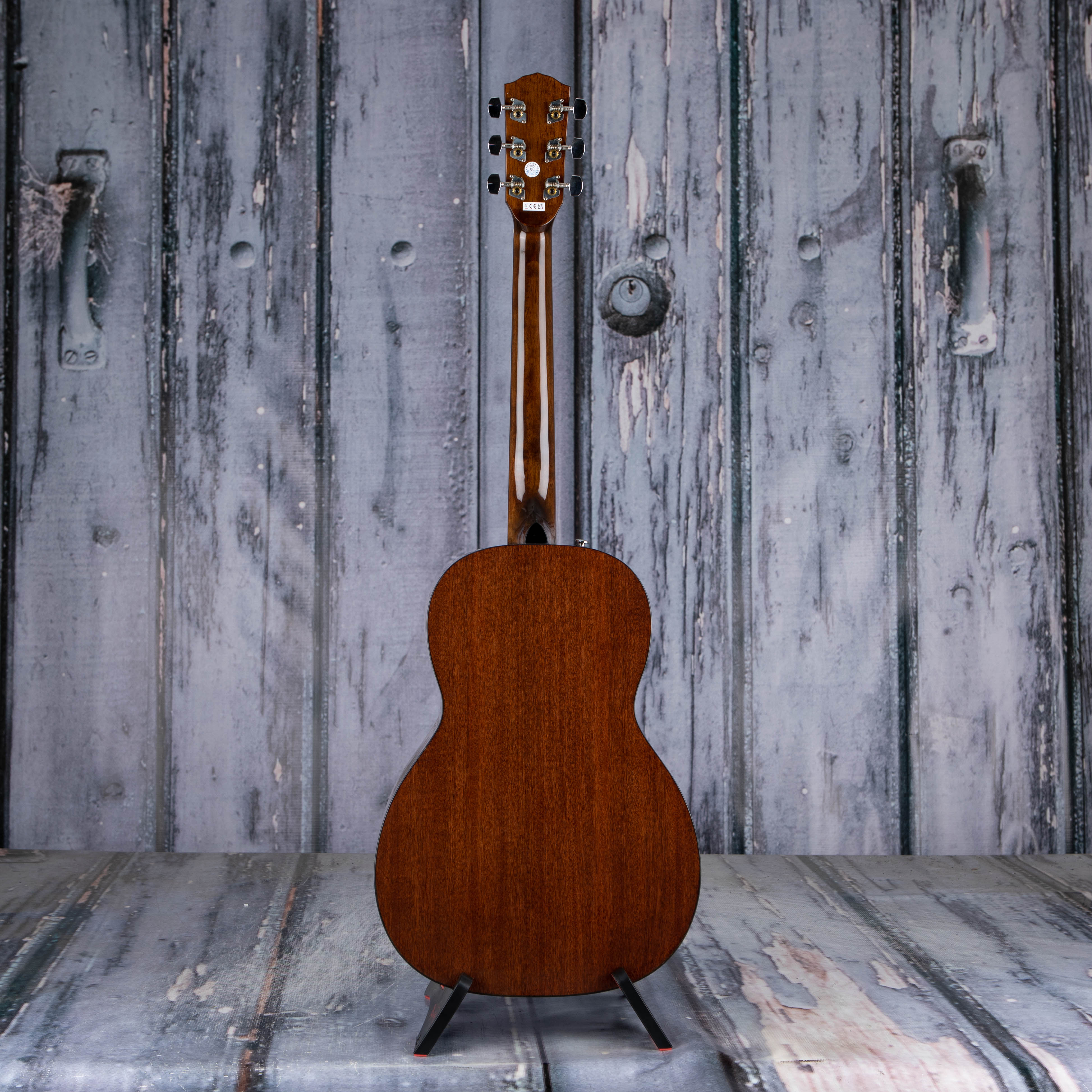 Fender CP-60S Parlor Acoustic Guitar, Sunburst, back
