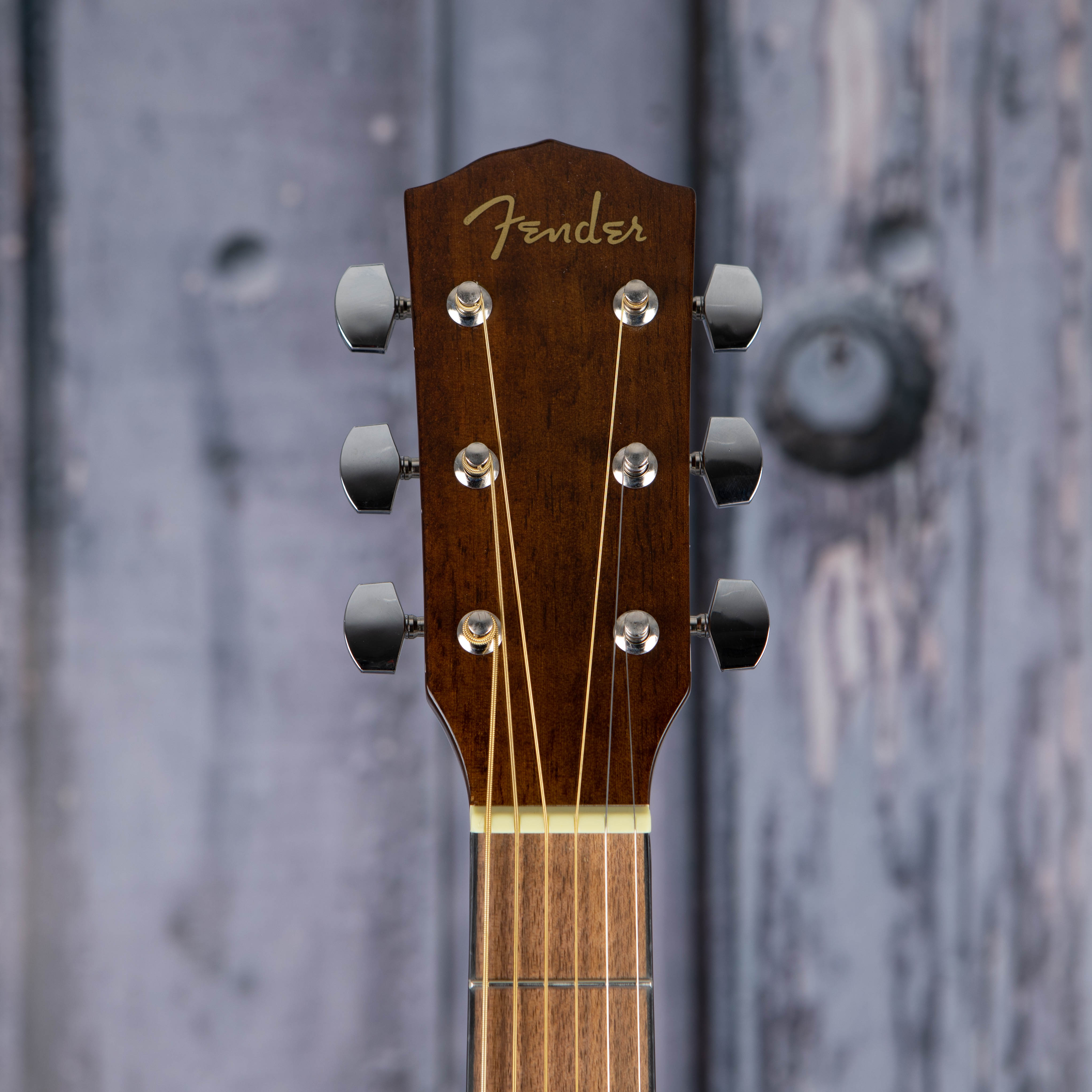 Fender CP-60S Parlor Acoustic Guitar, Sunburst, front headstock