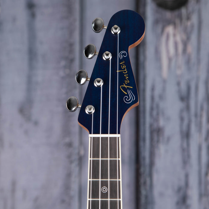 Fender Dhani Harrison Acoustic/Electric Uke, Sapphire Blue