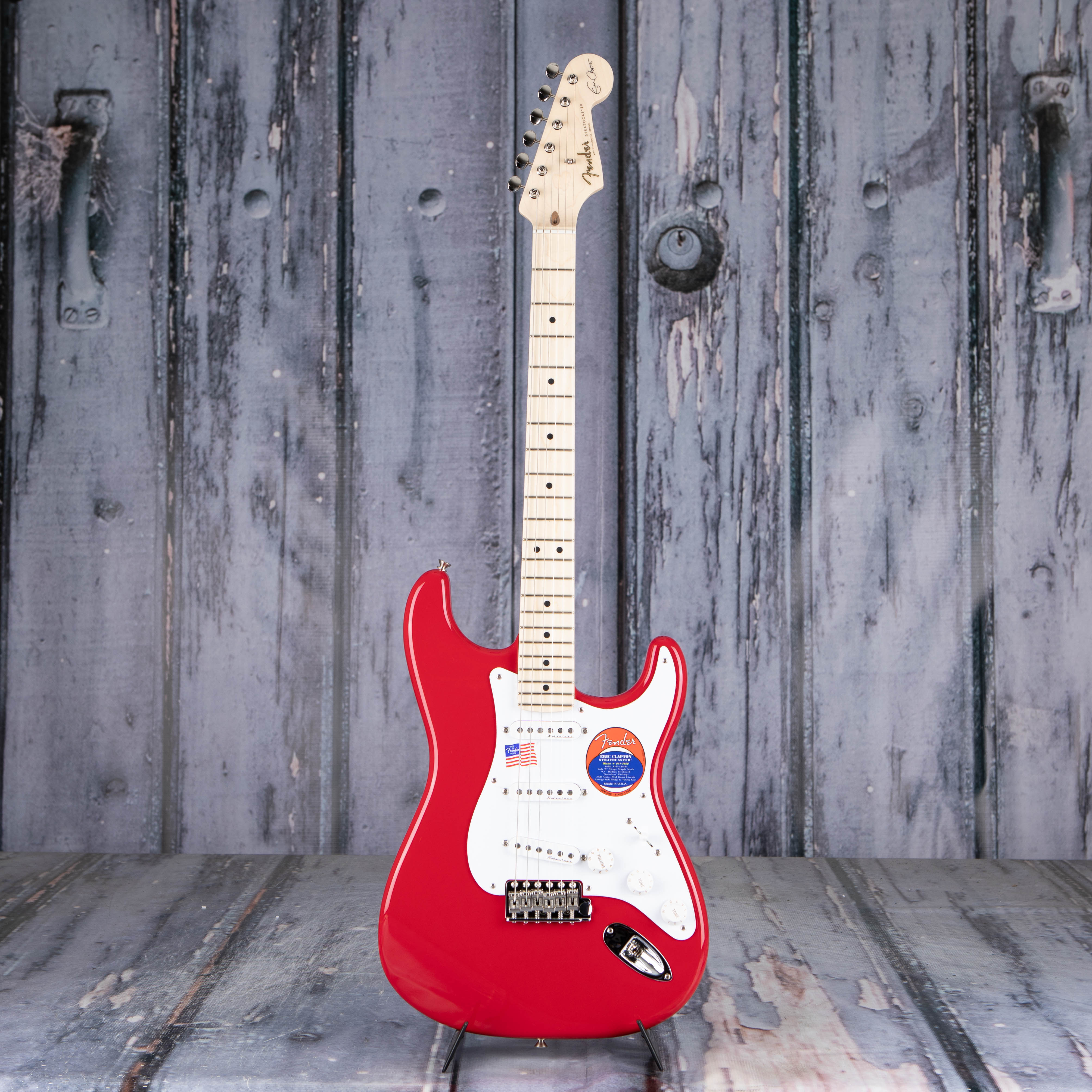 Fender eric clapton stratocaster torino red hotsell