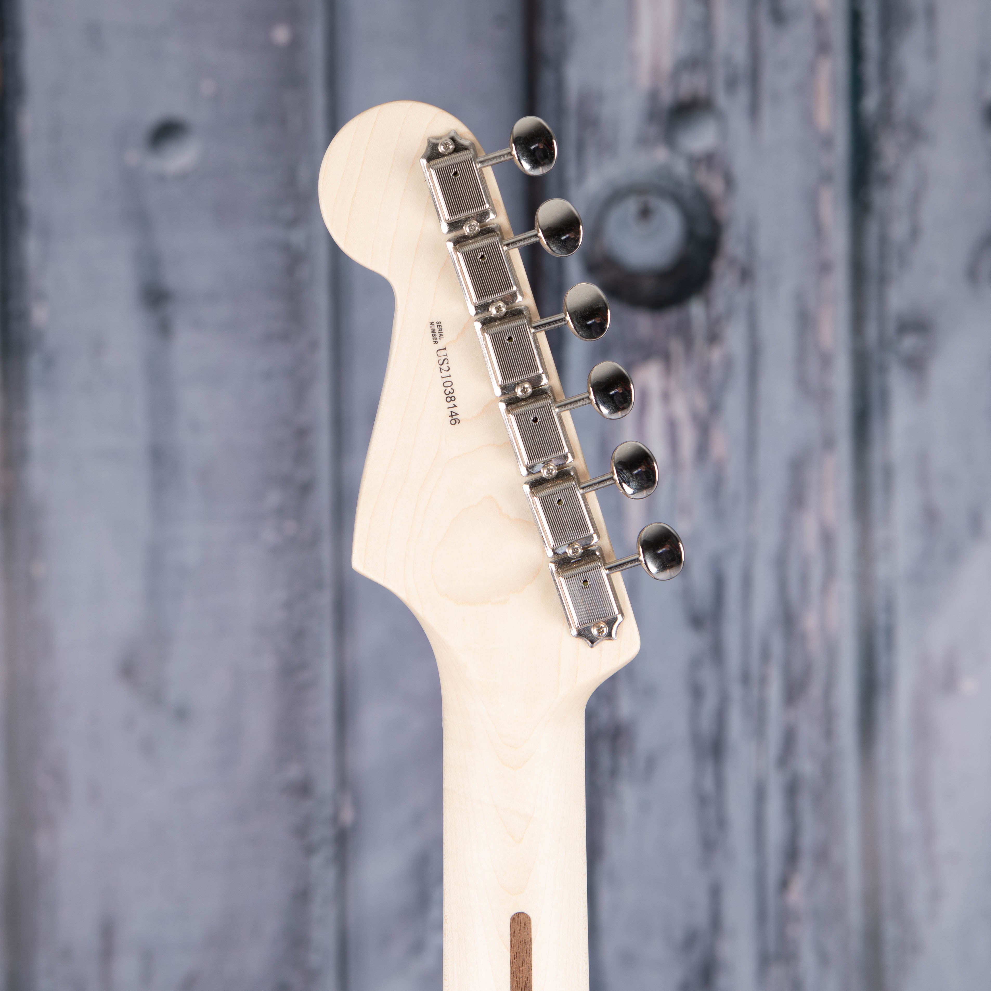 Fender Eric Clapton Stratocaster Electric Guitar, Torino Red, back headstock
