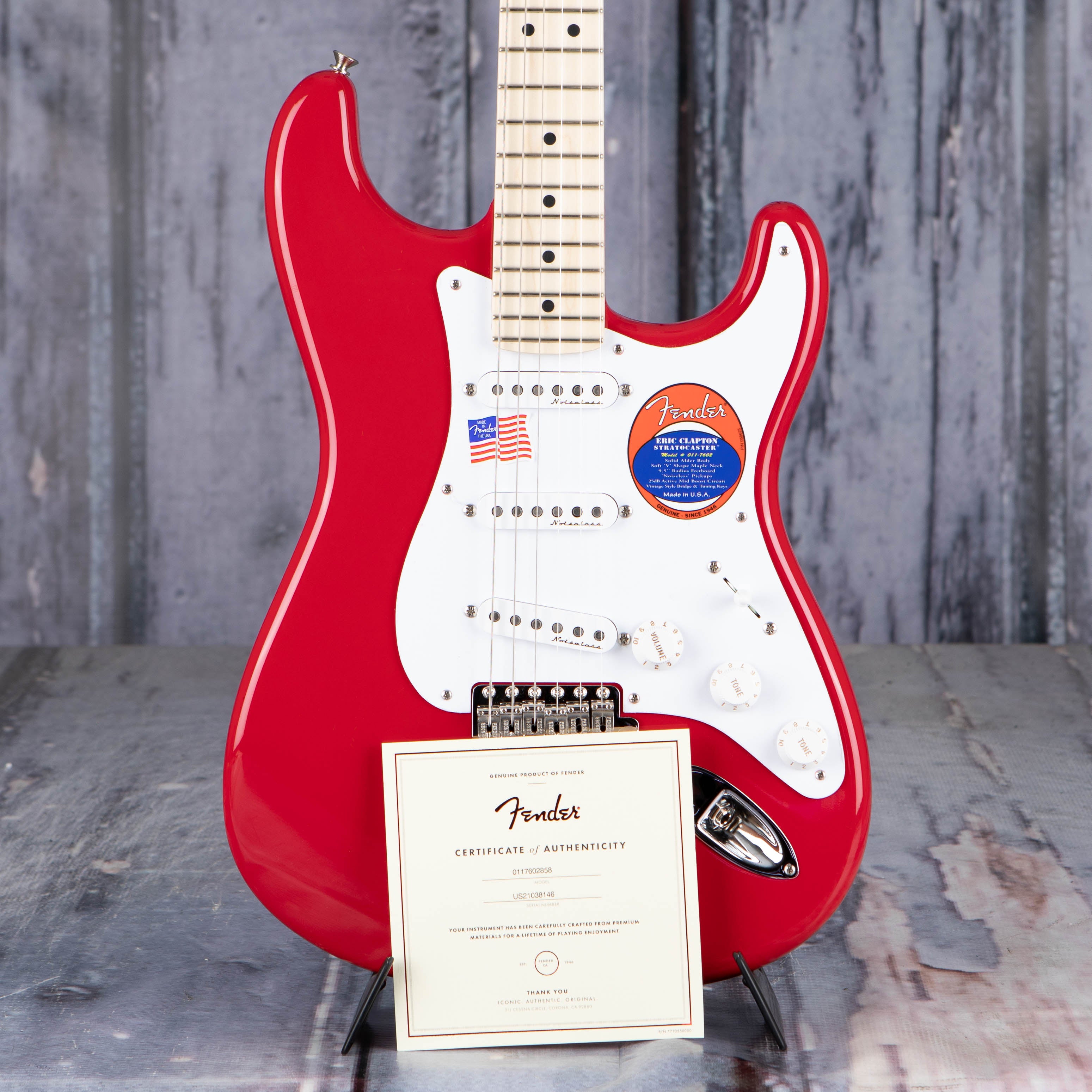 Fender Eric Clapton Stratocaster Torino Red For Sale Replay Guitar Exchange