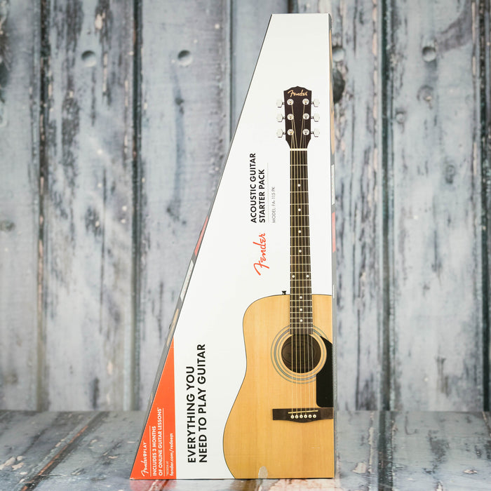 Fender FA-115 Dreadnought Guitar Pack, Natural
