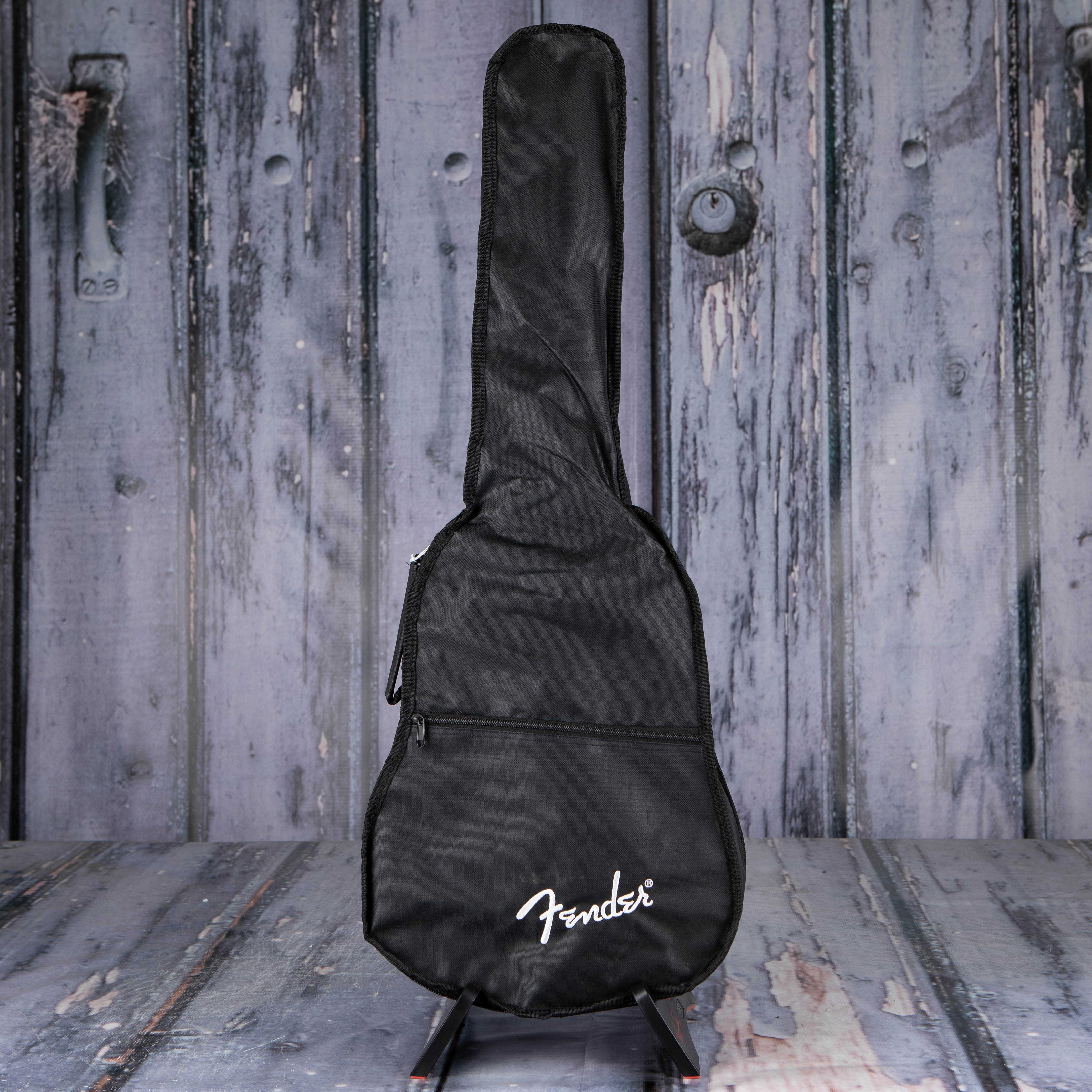 Fender FA-15 3/4 Steel Acoustic Guitar, Black, bag