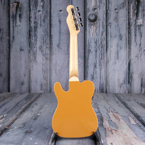 Fender Fullerton Tele Acoustic/Electric Ukulele, Butterscotch Blonde, back