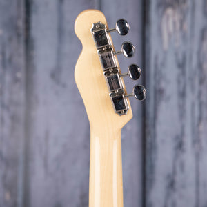 Fender Fullerton Tele Acoustic/Electric Ukulele, Butterscotch Blonde, back headstock