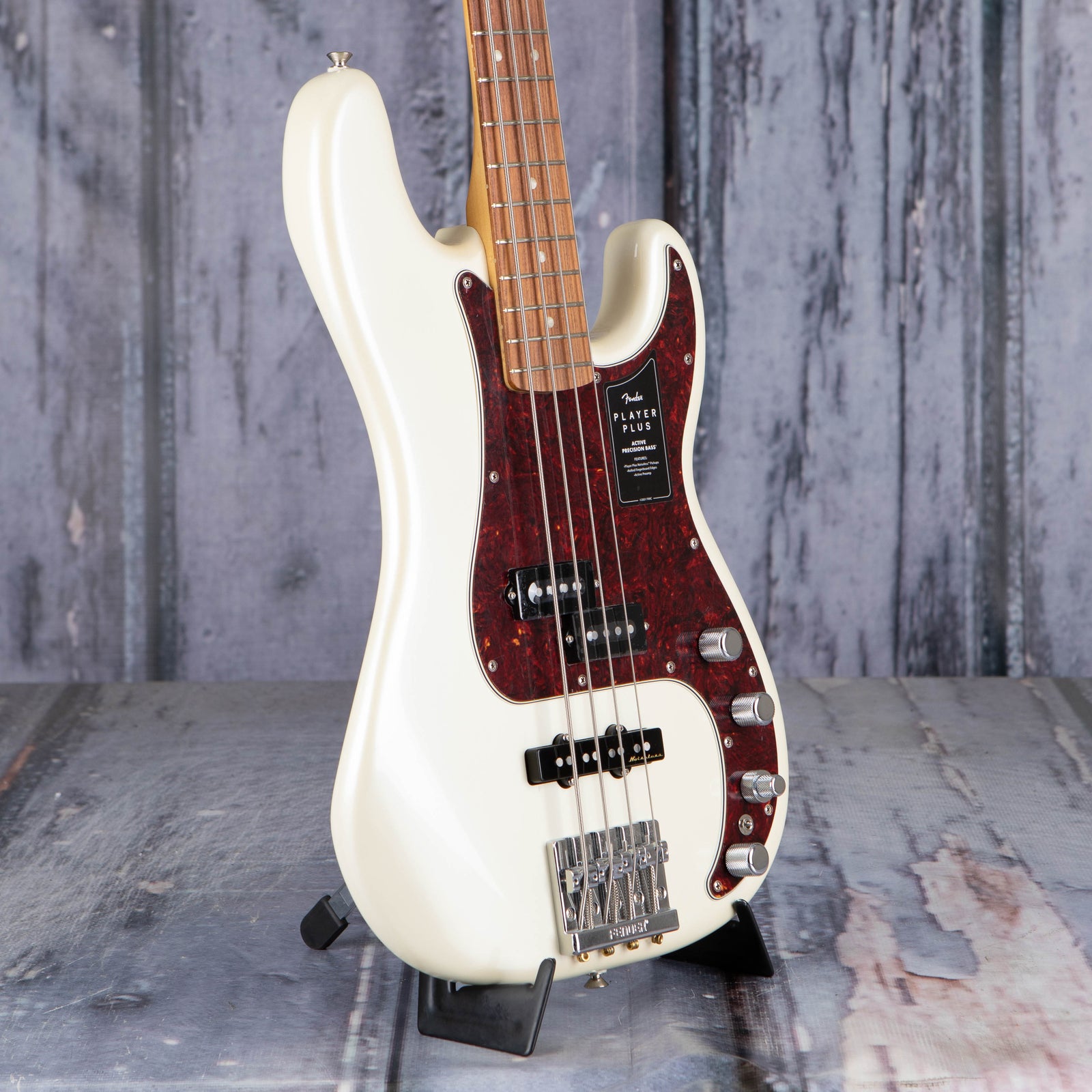 Fender Player Plus Precision Bass, Olympic Pearl | For Sale
