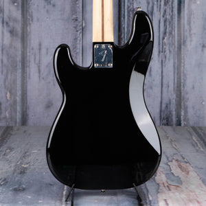 Fender Player Precision Bass Guitar, Black, back closeup