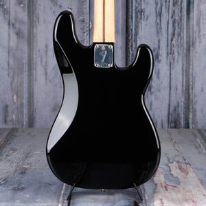 Fender Player Precision Bass Left-Handed Electric Bass Guitar, Black, back closeup