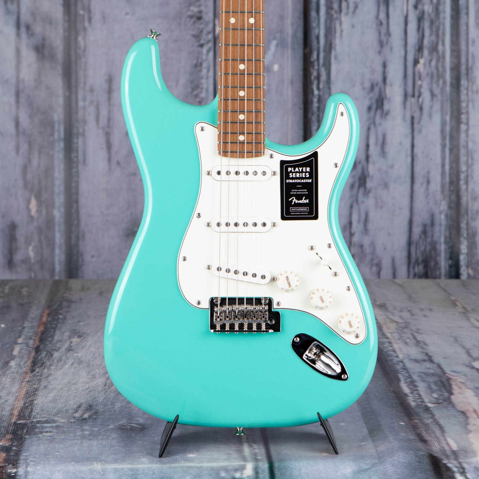 Seafoam green store electric guitar