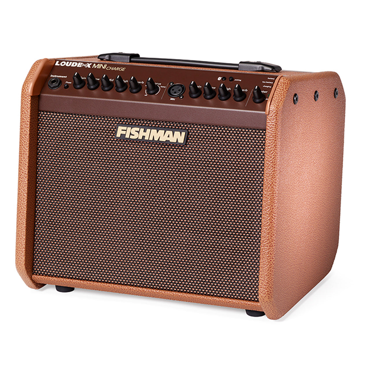Fishman Loudbox Mini Charge Battery-Powered Acoustic Instrument Amplifier, angle 1