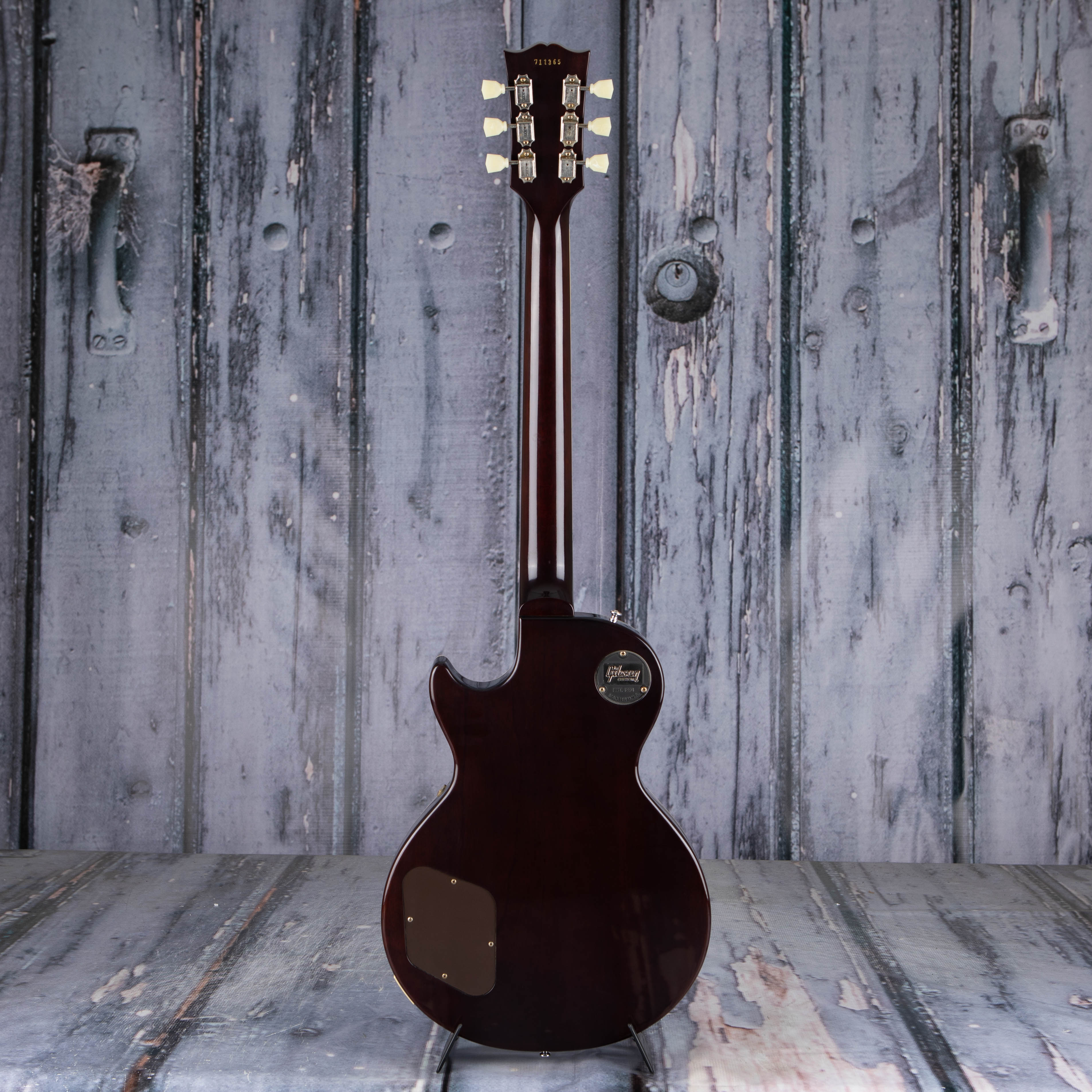 Gibson Custom Shop 1957 Les Paul Goldtop Darkback Reissue VOS Electric Guitar, Double Gold, back