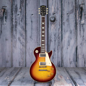 Gibson Custom Shop 1958 Les Paul Standard Reissue VOS Electric Guitar, Bourbon Burst, front