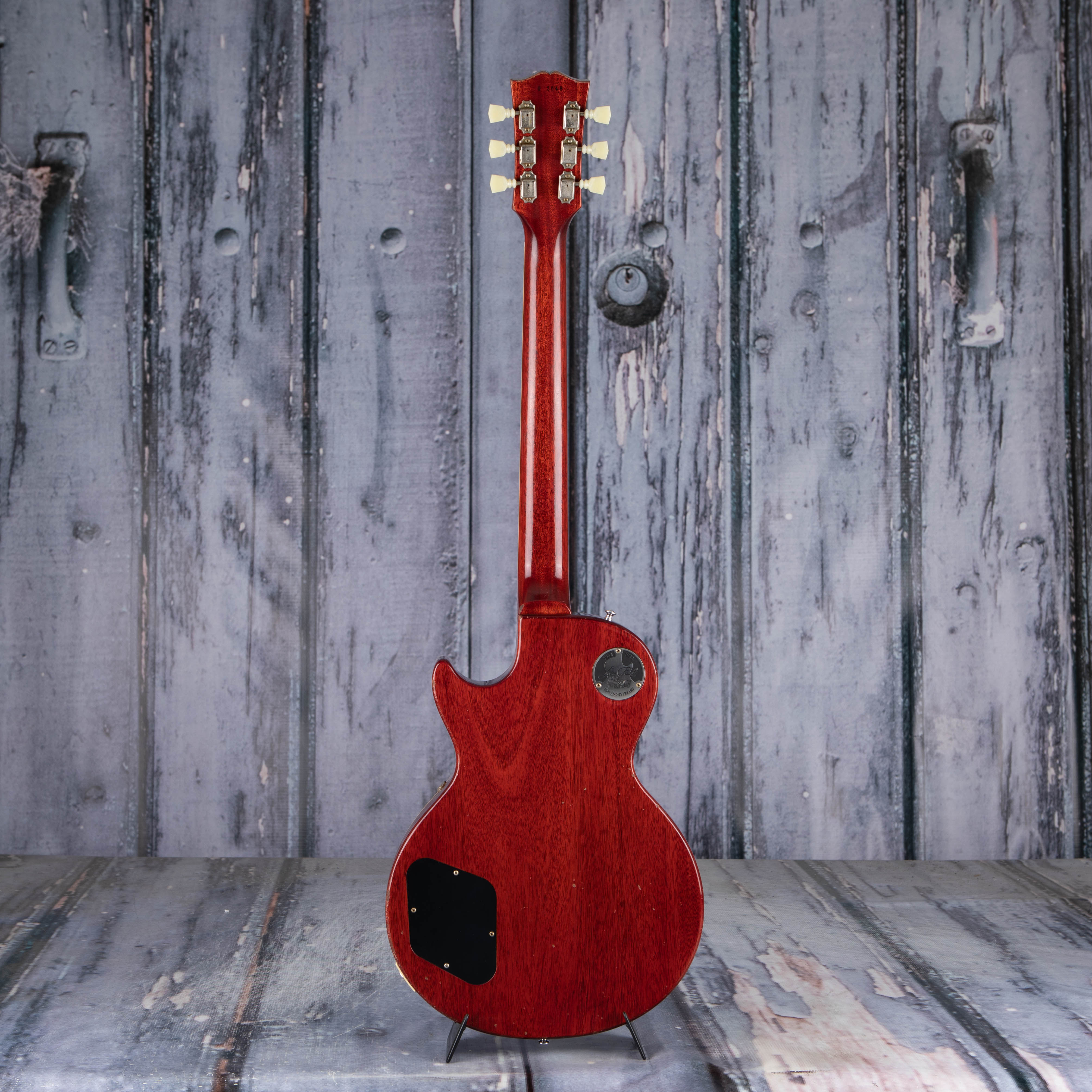 Gibson Custom Shop 1960 Les Paul Standard Reissue Murphy Lab Light Aged Electric Guitar, Tomato Soup Burst, back