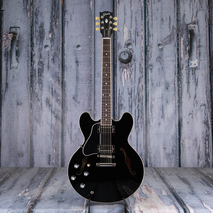 Gibson USA ES-335 Left-Handed Semi-Hollowbody, Vintage Ebony