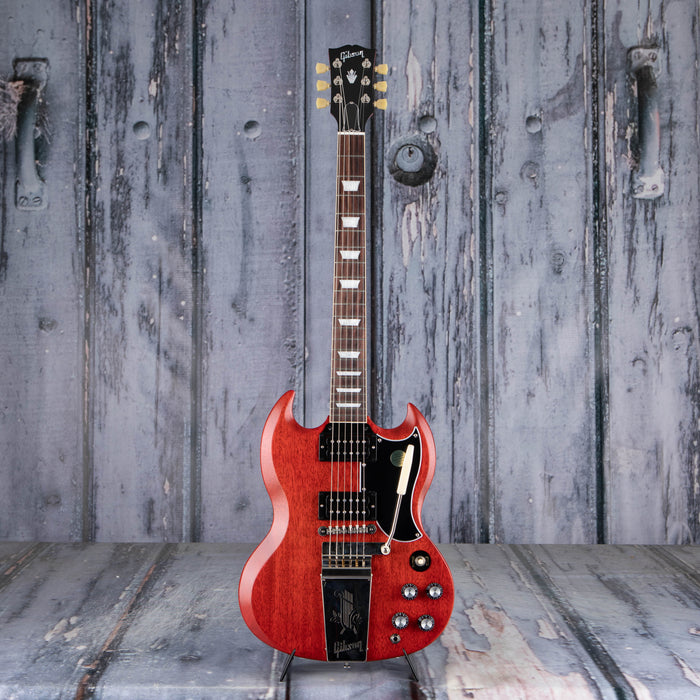 Gibson USA SG Standard '61 Maestro Vibrola, Faded Vintage Cherry Satin