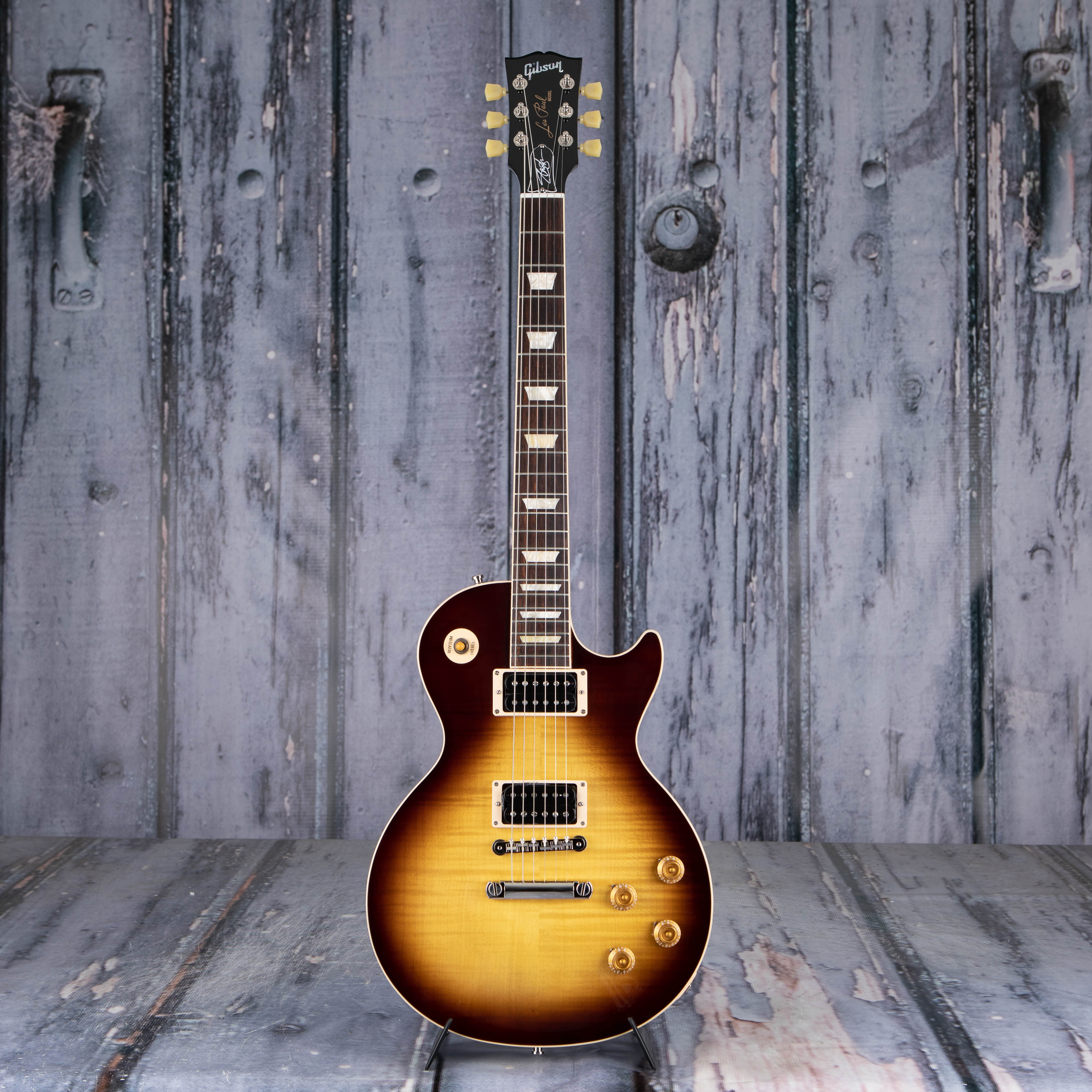 Gibson USA Slash Les Paul Standard Electric Guitar, November Burst, front