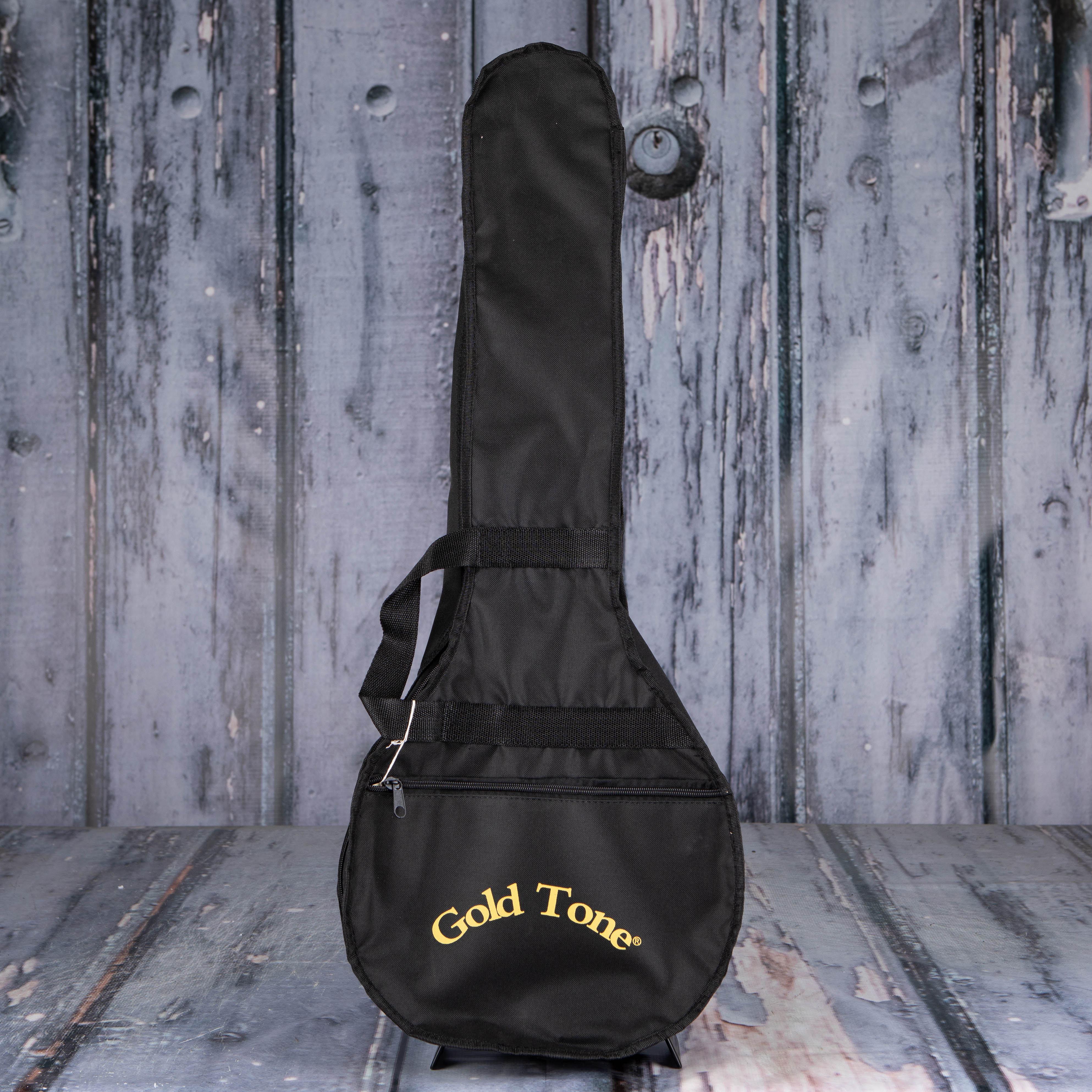 Gold Tone AC-Traveler Acoustic Composite Banjo, Satin Black, bag