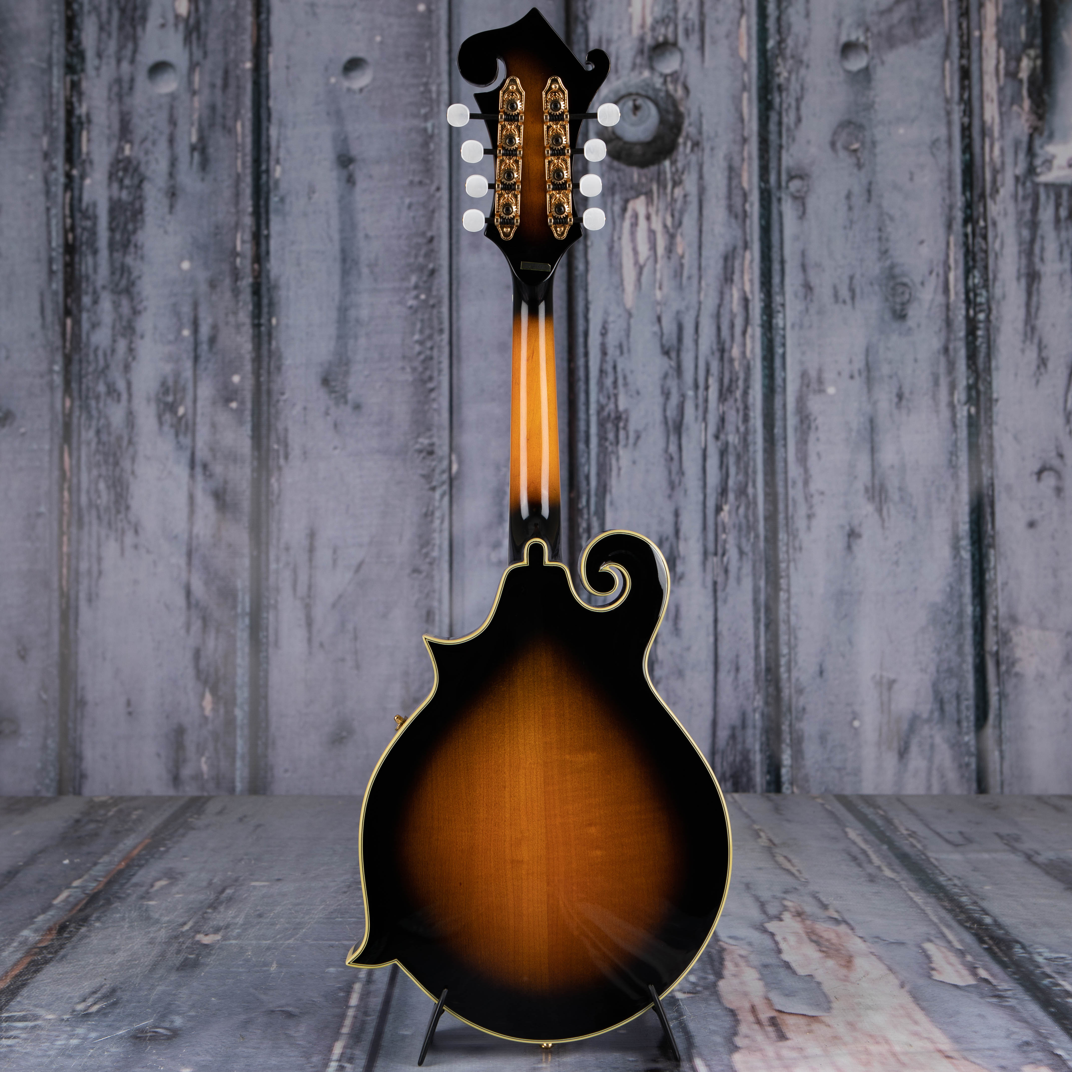 Gold Tone Mastertone GM-70+ F-Style Mandolin, Tobacco Sunburst, back