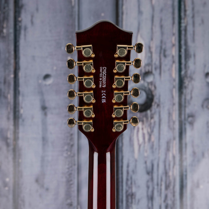 Gretsch G5422G-12 Electromatic Classic Hollowbody Double-Cut 12-String W/ Gold Hardware, Walnut Stain