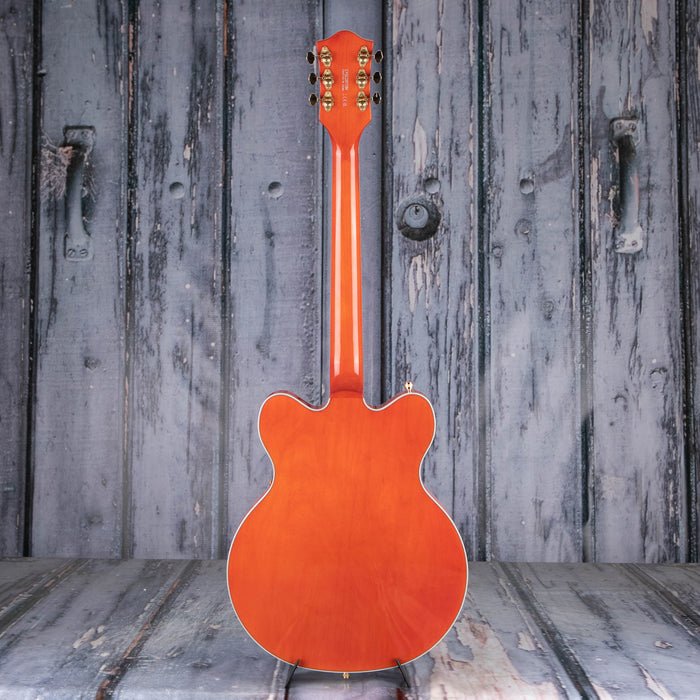 Gretsch G5422TG Electromatic Classic Hollow Body Double-Cut W/ Bigsby And Gold Hardware, Orange Stain