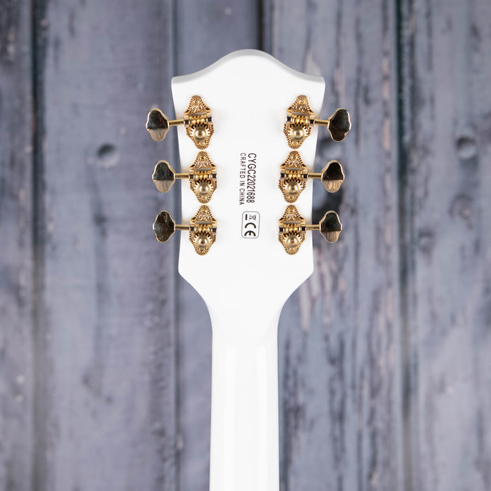 Gretsch G5422TG Electromatic Classic Hollow Body Double-Cut W/ Bigsby And Gold Hardware, Snowcrest White
