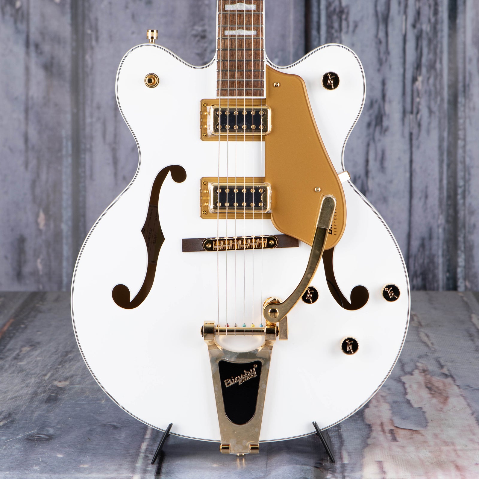 Gretsch G5422TG Electromatic Classic Hollow Body Double-Cut W/ Bigsby And Gold  Hardware, Snowcrest White, For Sale