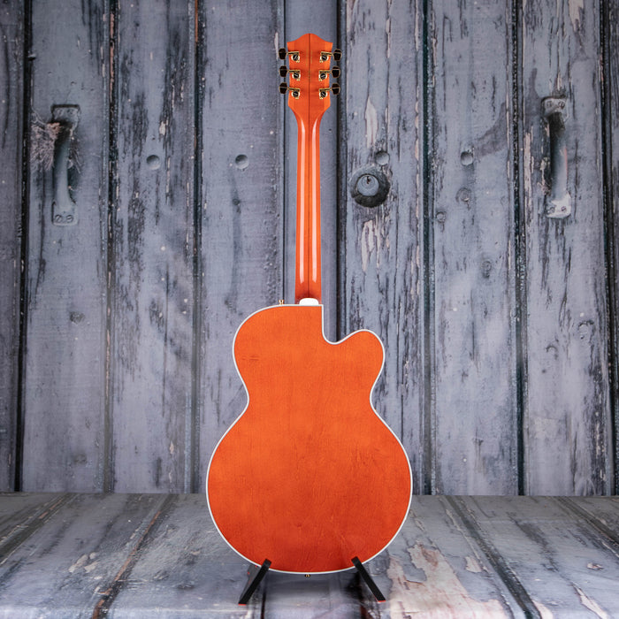 Gretsch G6120TG-LH Players Edition Nashville Hollowbody W/ String-Thru Bigsby And Gold Hardware Left-Handed, Orange Stain