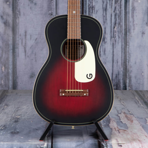 Gretsch G9500 Jim Dandy 24" Flat Top Acoustic Guitar, 2-Color Sunburst, front closeup