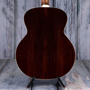 Guild BT-258E Baritone Deluxe Acoustic/Electric Guitar, Natural, back closeup