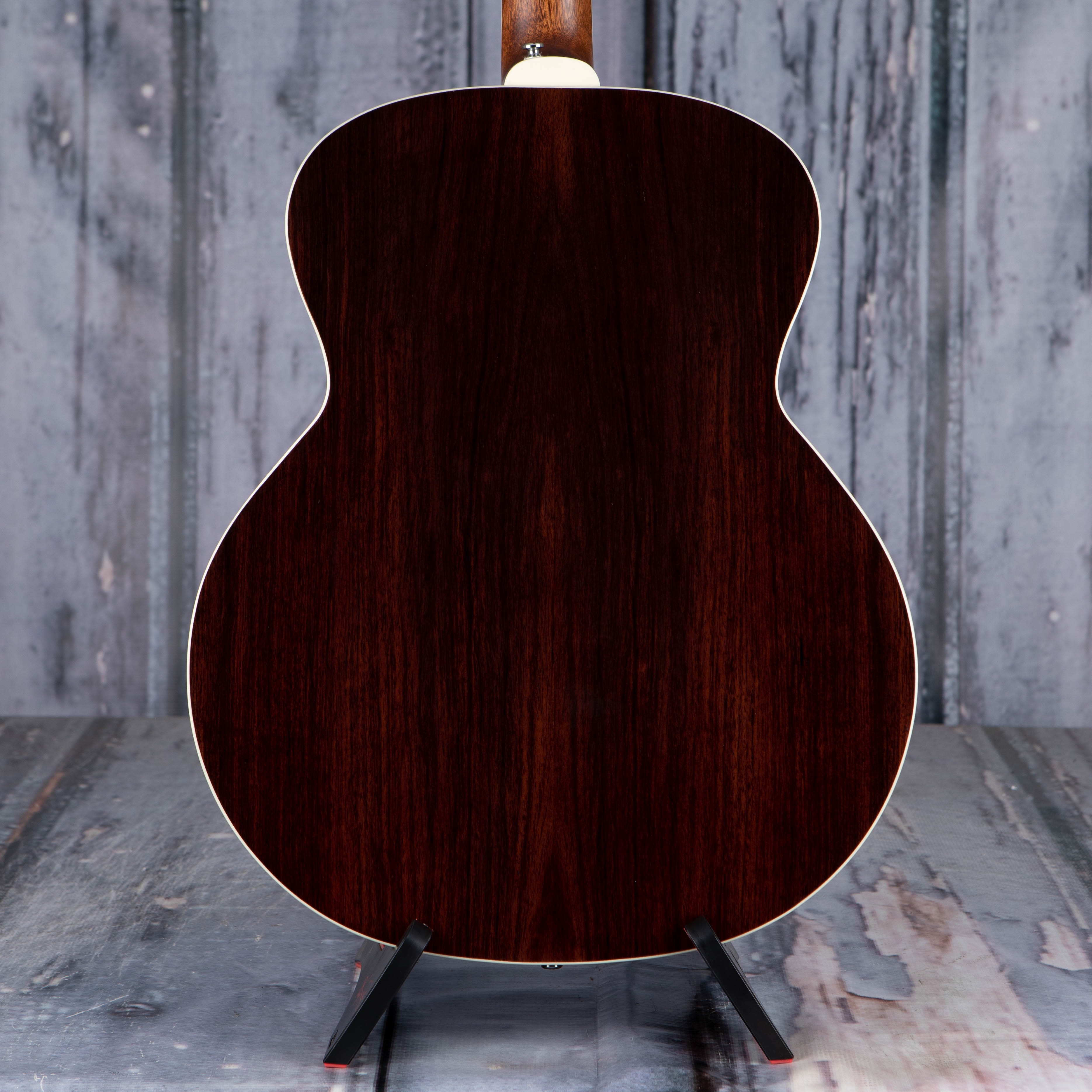 Guild BT-258E Baritone Deluxe Acoustic/Electric Guitar, Natural, back closeup