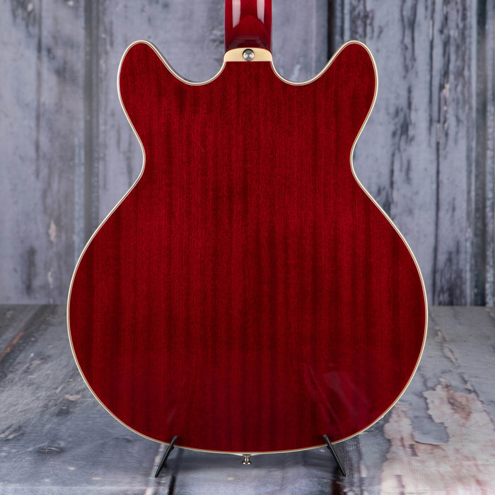 Guild Starfire I Left-Handed Hollowbody Bass, Cherry Red