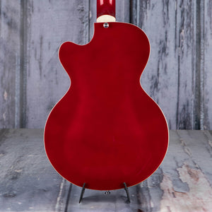 Höfner Ignition PRO Club Bass Guitar, Metallic Red, back closeup