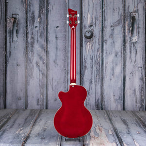 Höfner Ignition PRO Club Bass Guitar, Metallic Red, back