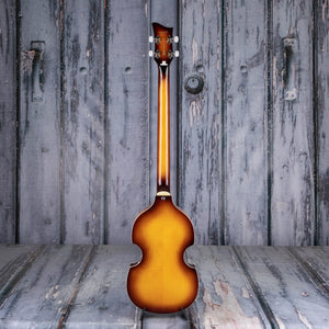 Höfner Ignition PRO Left-Handed Violin Bass Guitar, Sunburst, back