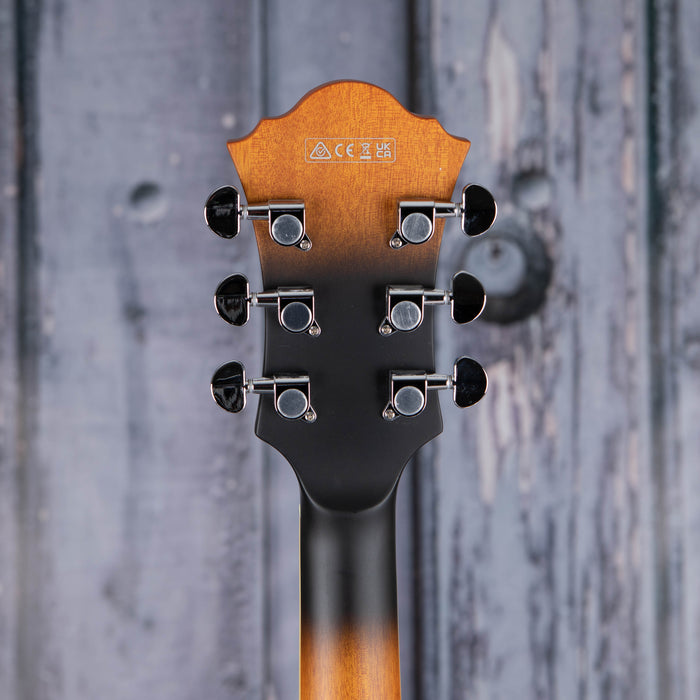 Ibanez Artcore AF55 Left-Handed Hollowbody, Tobacco Flat