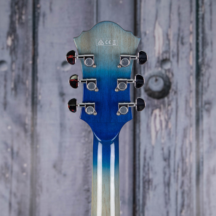 Ibanez Artcore AF75 Hollowbody, Jet Blue Burst