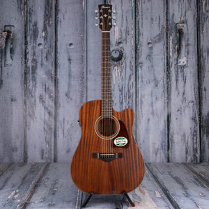 Ibanez Artwood AW54CE Acoustic/Electric Guitar, Open Pore Natural, front
