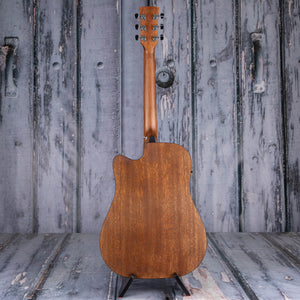 Ibanez Artwood AW54CE Acoustic/Electric Guitar, Open Pore Natural, back